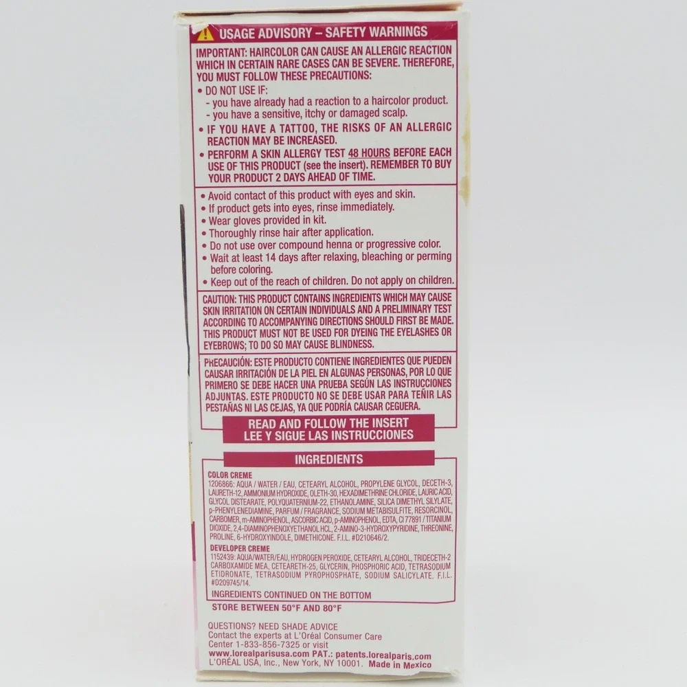 L'Oreal Excellence Creme Permanent Hair Color Dye 4AR Dark Chocolate Brown
